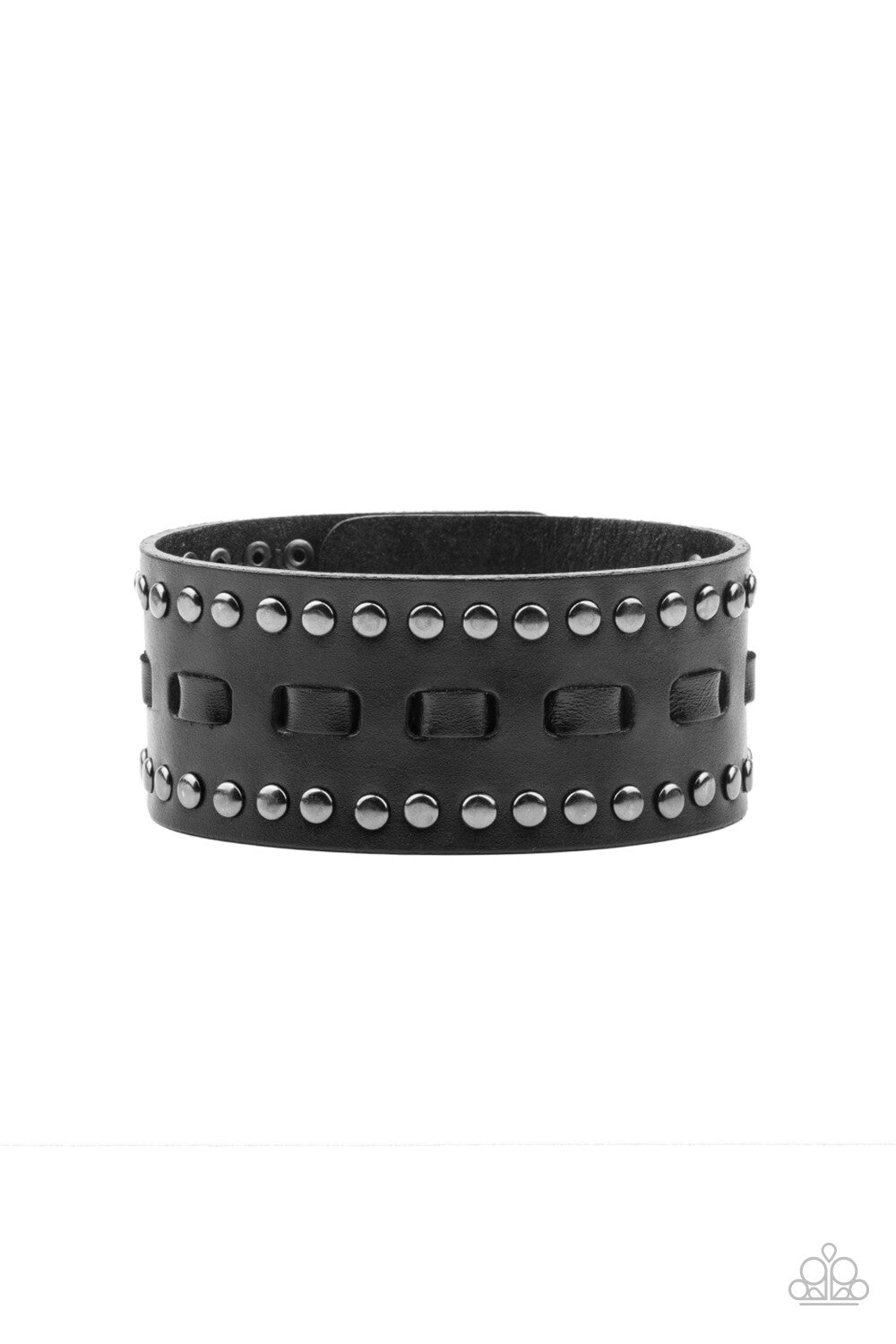 Leather- Urban, Brown, Black Paparazzi-Jewelry - Bracelets.