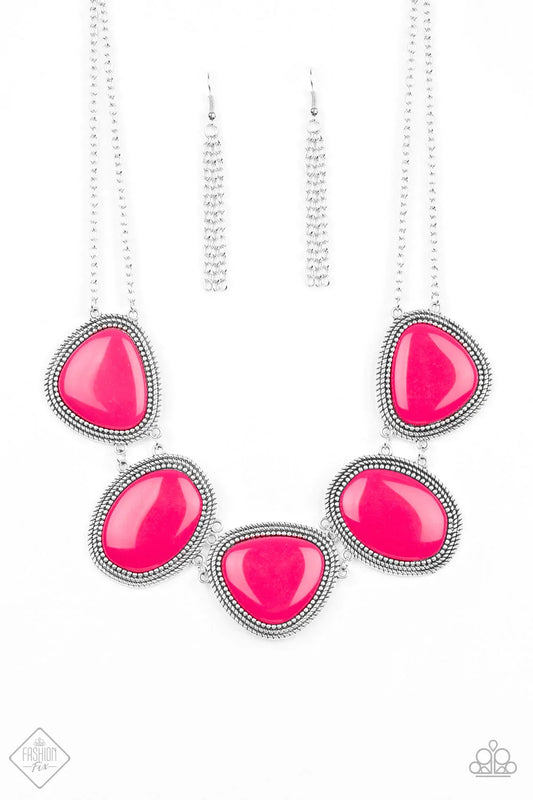 Viva La Vivid - pink - Paparazzi necklace.