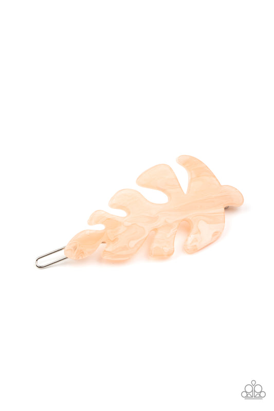 LEAF Your Mark Pink Hair-clip