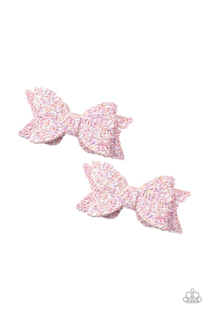 Sprinkle On The Sequins Purple, Pink Hair Clip.
