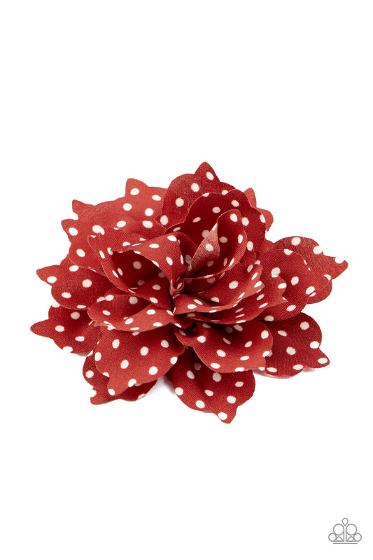 Springtime Social - Red, Blue, White Hair clips.