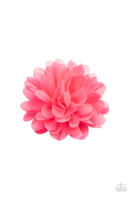 Blossom Blowout - Blue, Pink Hair-clips.