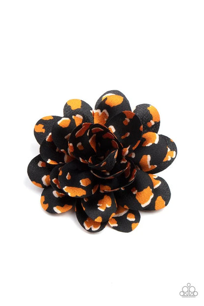 Panama Picnic Yellow Hair-Clips.