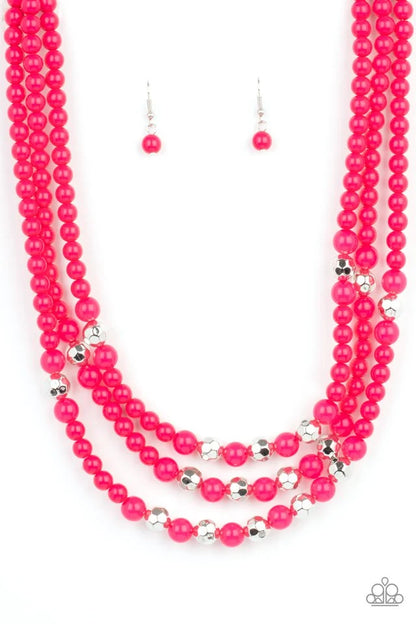 STAYCATION All I Ever Wanted Jewelry - Pink, Purple Necklace.