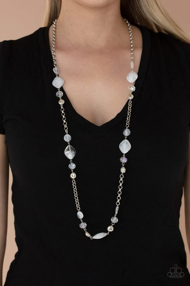 Light-Scattering Luminosity - White Necklace.