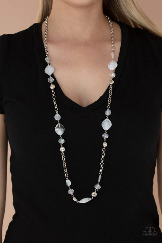 Light-Scattering Luminosity - White Necklace.
