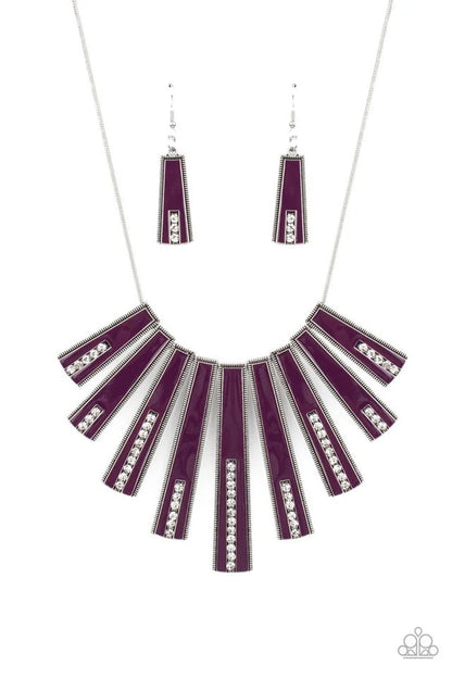 Fan-tastically Deco Jewelry, Blue, Red, Black Necklaces.