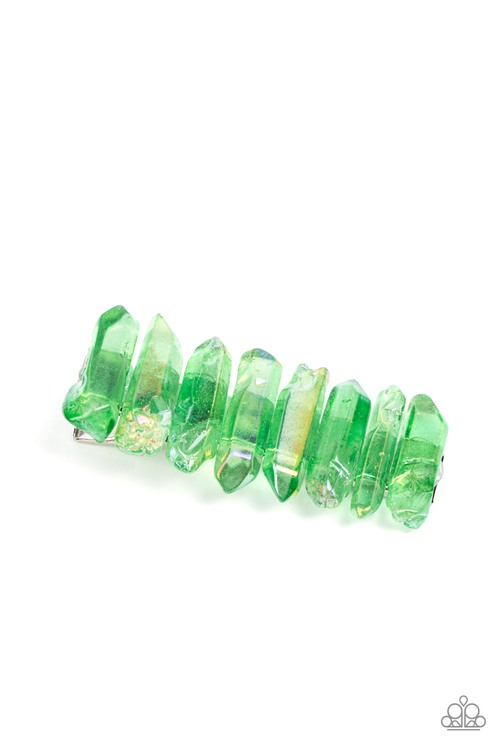 Crystal Caves Green Hair Clip.