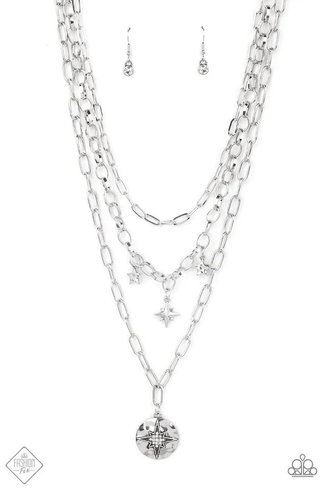 Under the Northern Lights Jewelry - Black, white - necklaces.