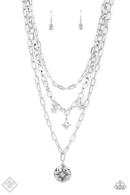 Under the Northern Lights Jewelry - Black, white - necklaces.