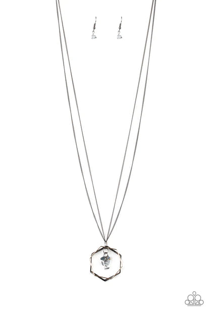 Chicly Geocentric Jewelry-Black  Necklace.