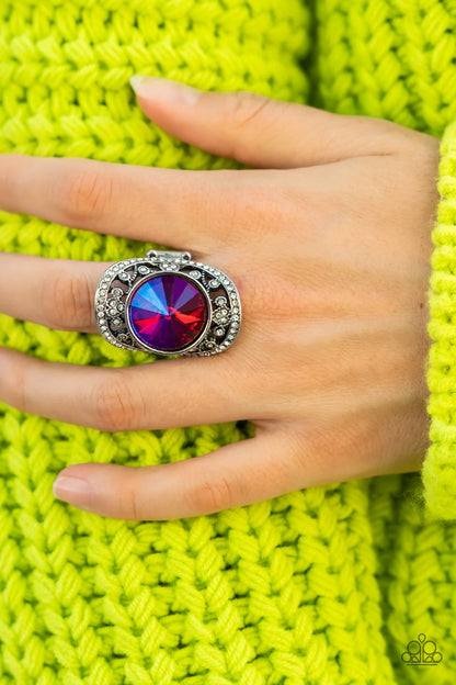 Galactic Garden Jewelry, Pink Ring.