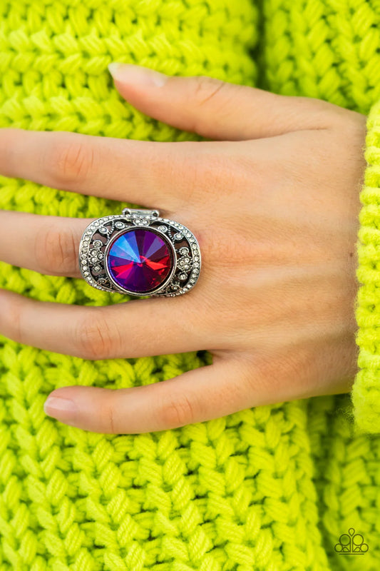 Galactic Garden Jewelry, Pink Ring.