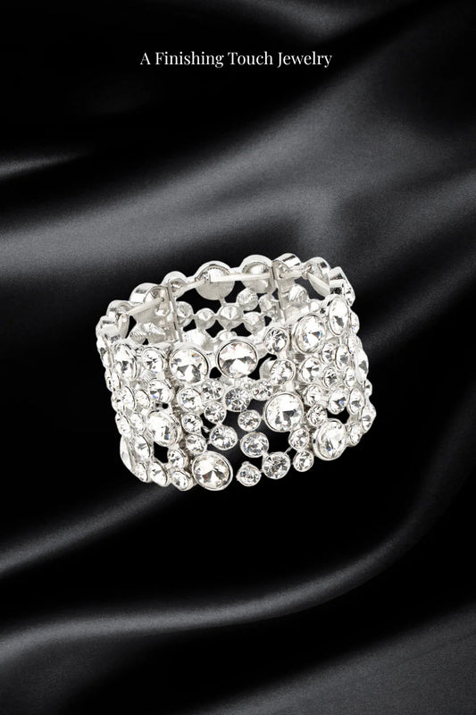 Paparazzi-Jewelry, White One Up Zi-Bracelets