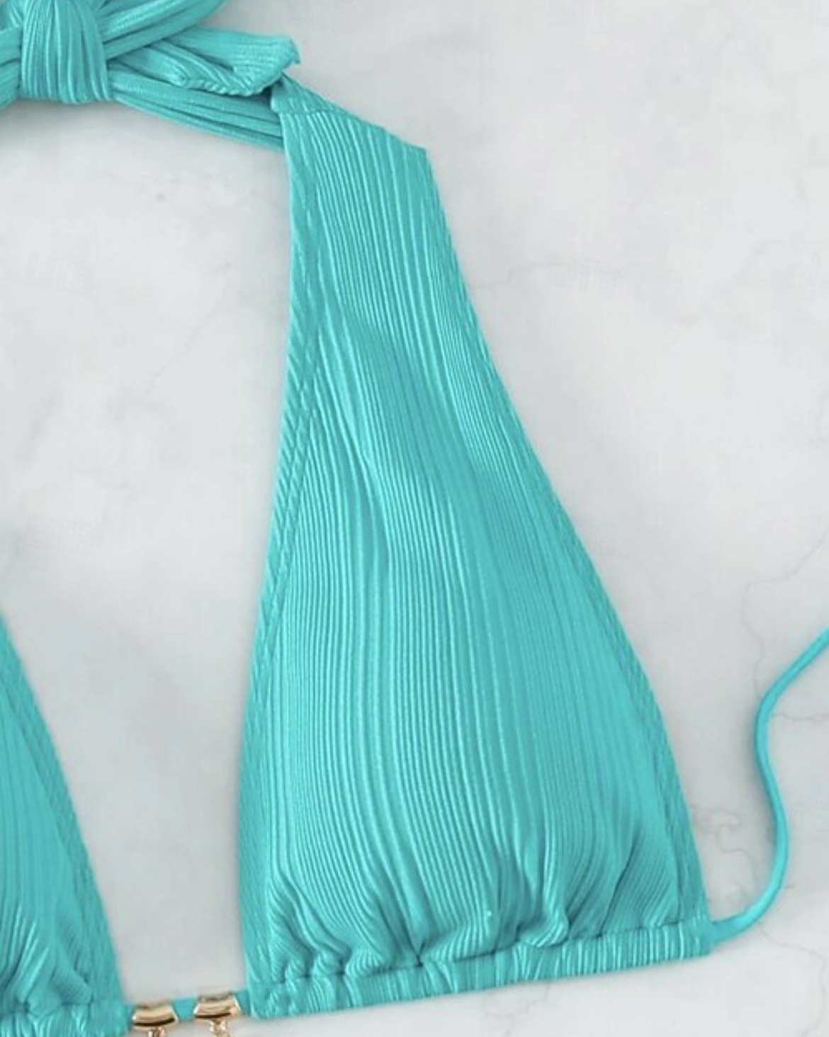 Women's Swimwear Bikini Set Halter Tie High Rise 2 Piece Bathing Suit