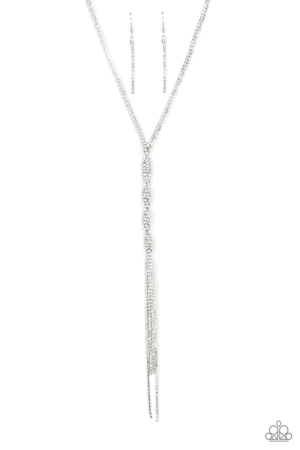 Impressively Icy - white - necklace