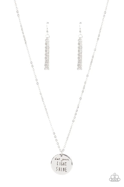 Light It Up Jewelry, silver - necklace.
