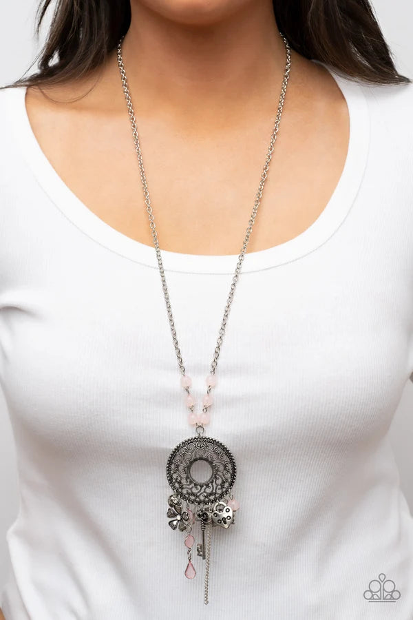 Making Memories Jewelry - Pink- Necklace.