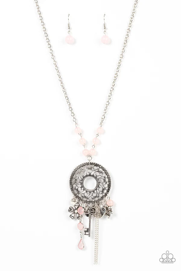 Making Memories Jewelry - Pink- Necklace.