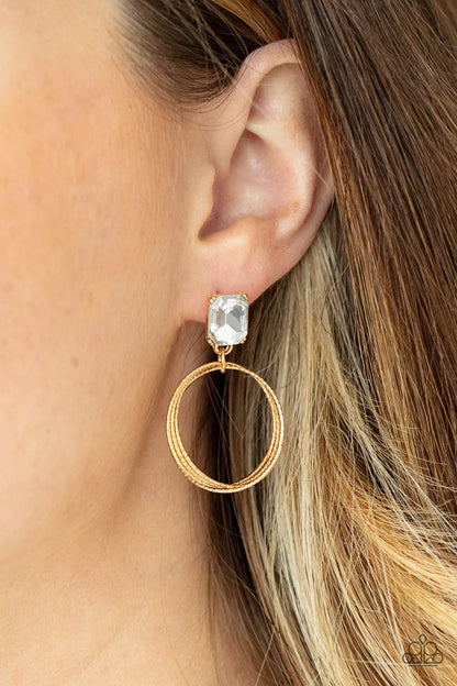Prismatic Perfection Jewelry, Gold - Earrings