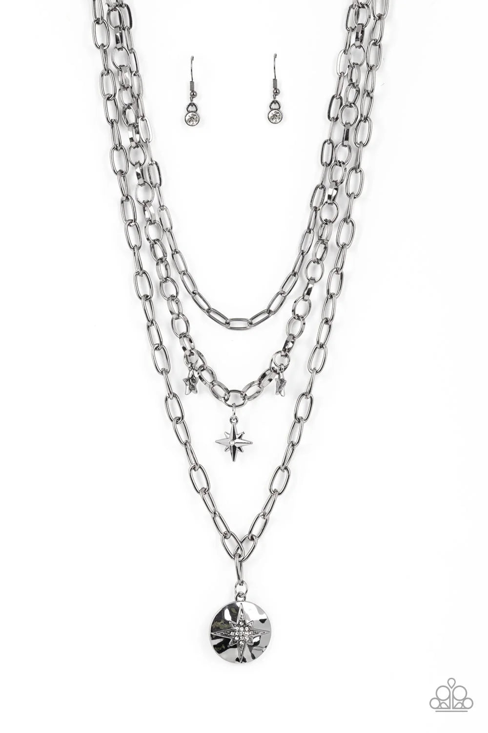 Under the Northern Lights Jewelry - Black, white - necklaces.