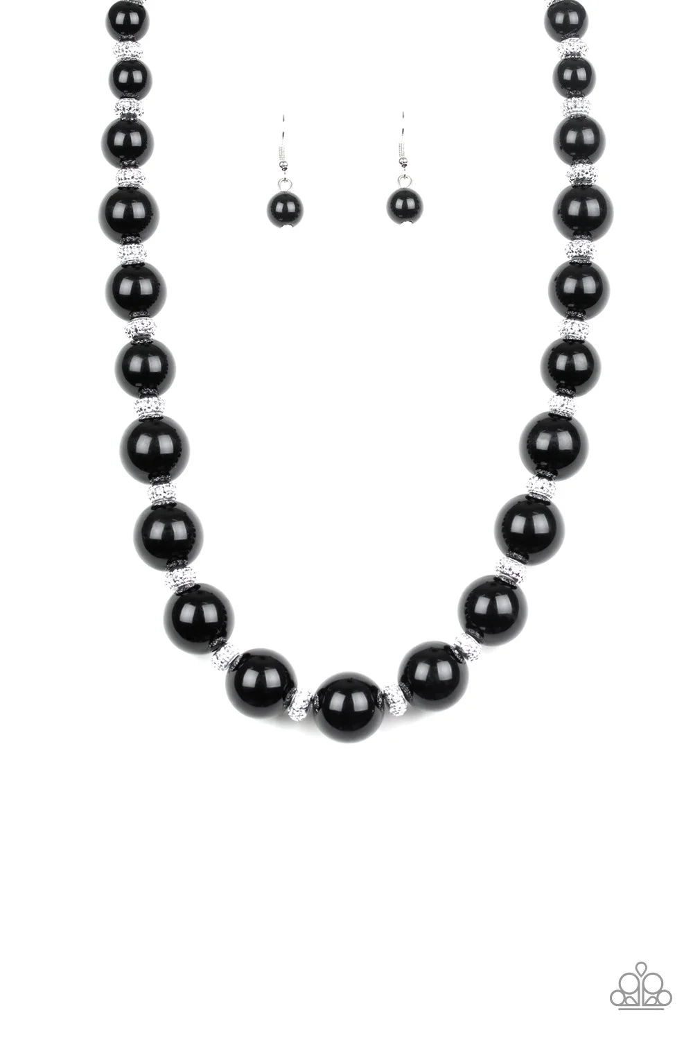 Uptown Heiress Jewelry, black - Paparazzi necklace.