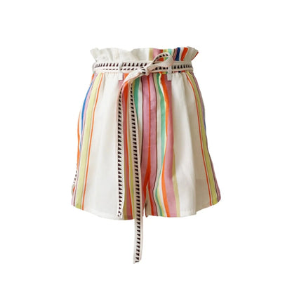 2Pieces H&M LEMLEM Multicolor Top & Short Women Summer-Set: Size Medium.