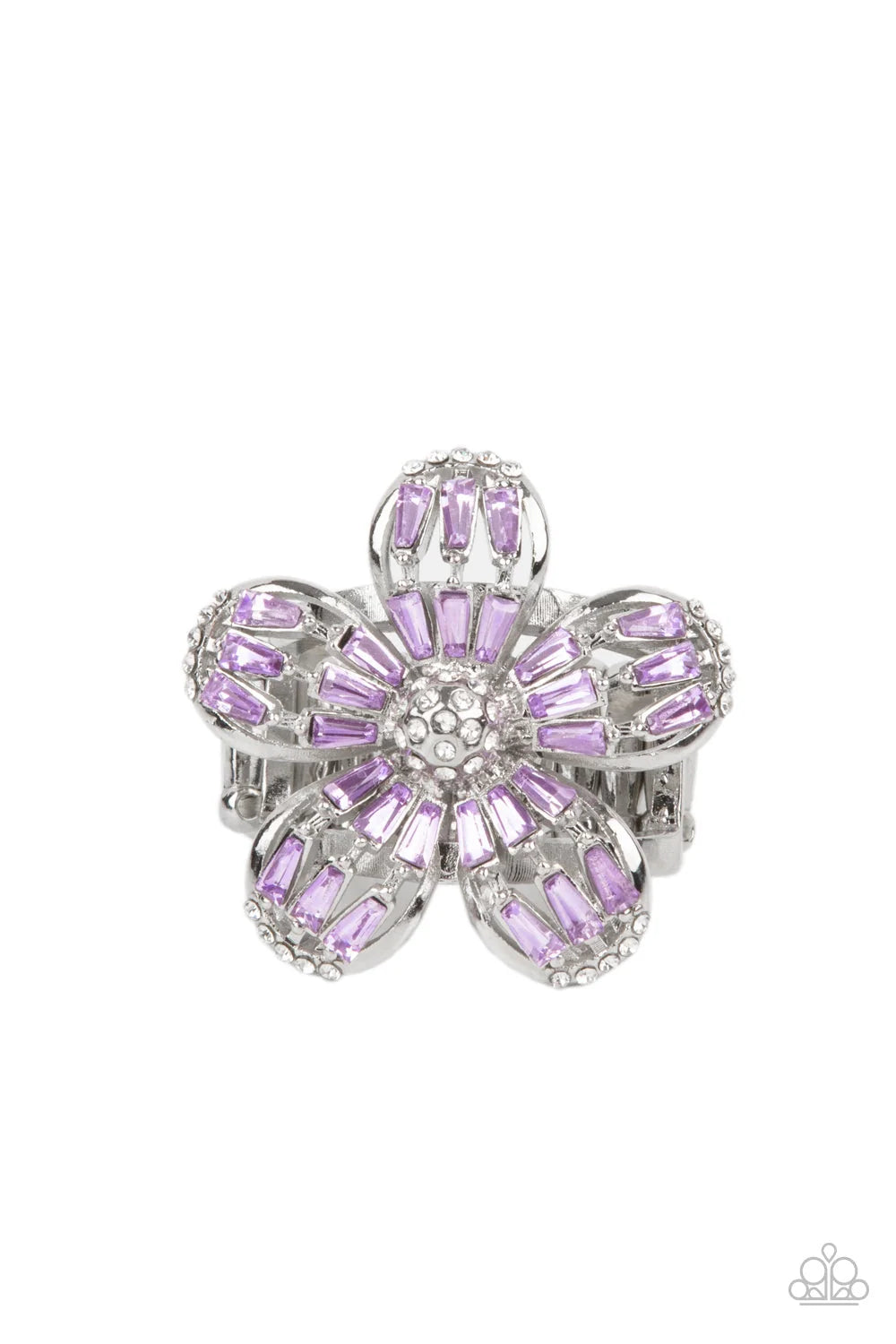 Botanical Ballroom Jewelry, Purple Ring.