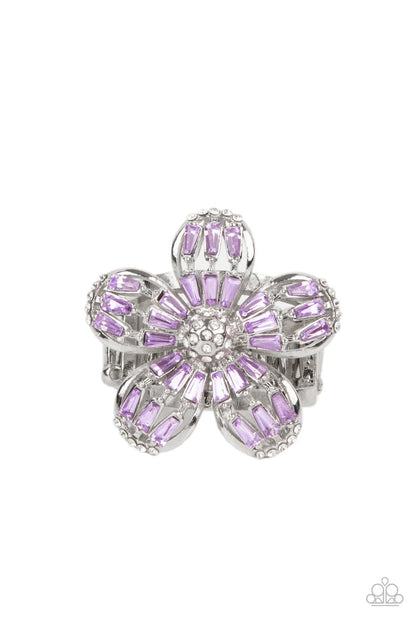 Botanical Ballroom Jewelry, Purple Ring.