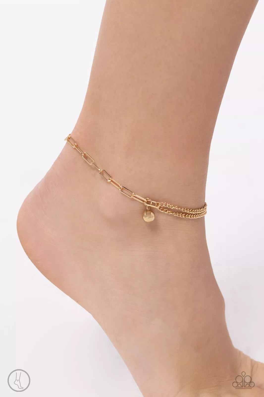 Solo Sojourn Gold Anklet Bracelet